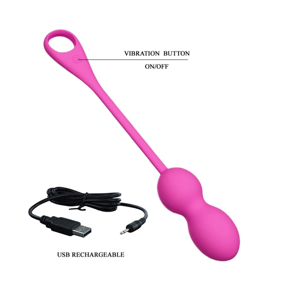PRETTY LOVE - SFERE VIBRANTI RICARICABILI ELVIRA ROSA